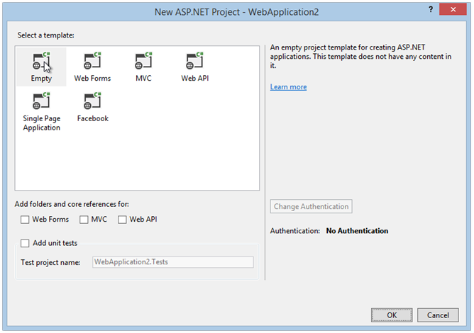 select-empty-asp-net-project-template